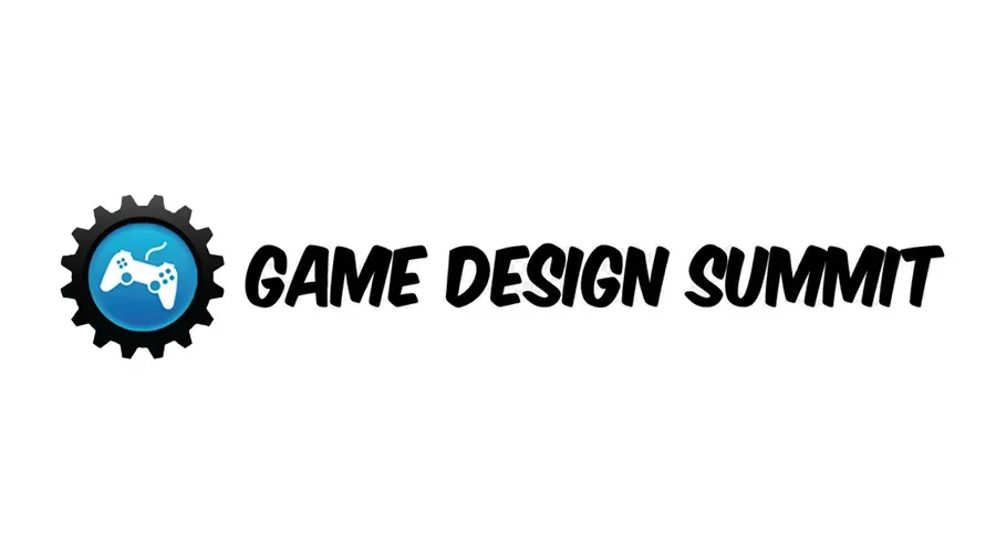 Game Design Summit logo, a gamepad set inside a gear